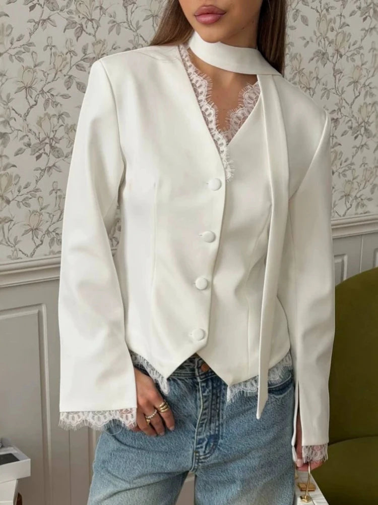 Aovica Spring Autumn Tailored Suit Blazer